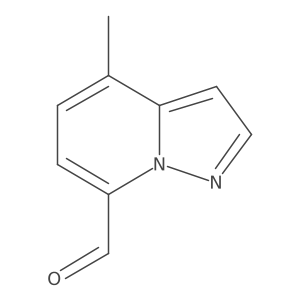 4-Methylpyrazolo[1,5-a]pyridine-7-carbaldehyde结构式
