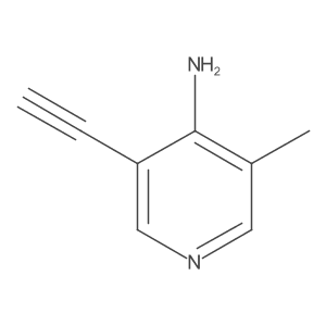 3-Ethynyl-5-methylpyridin-4-amine结构式