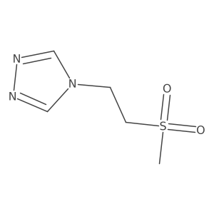 4-[2-(Methylsulfonyl)ethyl]-4H-1,2,4-triazole结构式