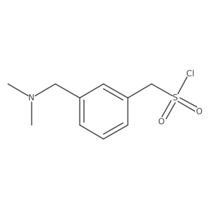 {3-[(Dimethylamino)methyl]phenyl}methanesulfonyl chloride结构式