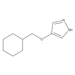 4-Cyclohexylmethoxy-1H-pyrazole结构式