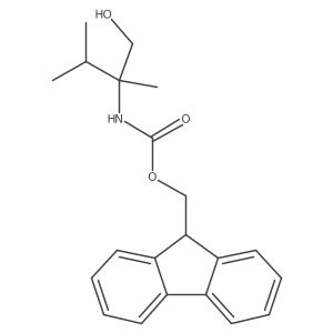 (9H-fluoren-9-yl)methyl N-(1-hydroxy-2,3-dimethylbutan-2-yl)carbamate Structure