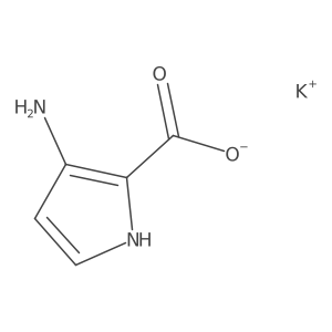 3-Amino-1H-pyrrole-2-carboxylic acid, potassium salt Structure