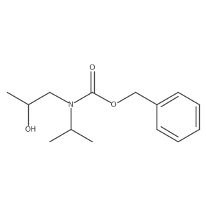 benzyl N-(2-hydroxypropyl)-N-(propan-2-yl)carbamate结构式