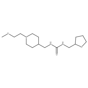 1-((1-(2-Methoxyethyl)piperidin-4-yl)methyl)-3-((tetrahydrofuran-2-yl)methyl)urea Structure