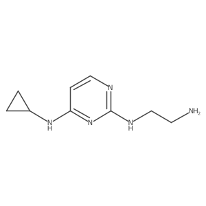 N2-(2-aminoethyl)-N4-cyclopropylpyrimidine-2,4-diamine结构式
