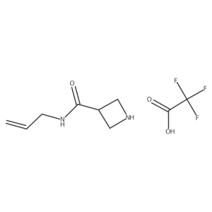 N-allylazetidine-3-carboxamide 2,2,2-trifluoroacetate Structure