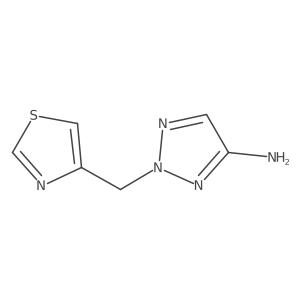 2-[(1,3-thiazol-4-yl)methyl]-2H-1,2,3-triazol-4-amine Structure