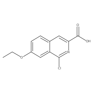 1-Chloro-7-ethoxyisoquinoline-3-carboxylic acid Structure