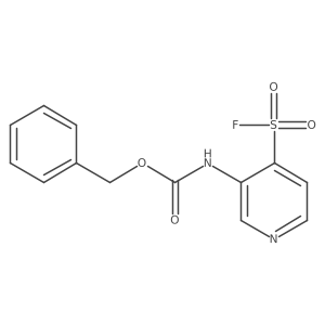 benzyl N-[4-(fluorosulfonyl)pyridin-3-yl]carbamate Structure