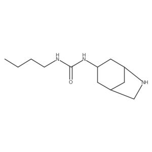 1-{6-Azabicyclo[3.2.1]octan-3-yl}-3-butylurea Structure