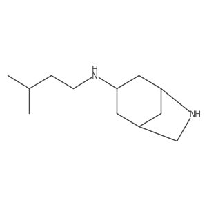 N-(3-methylbutyl)-6-azabicyclo[3.2.1]octan-3-amine Structure