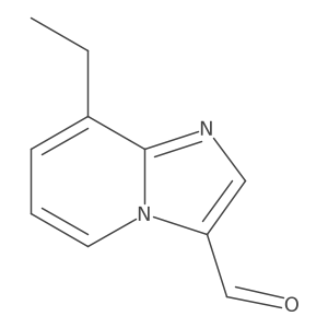 8-Ethylimidazo[1,2-a]pyridine-3-carbaldehyde结构式