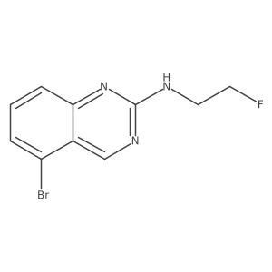 5-bromo-N-(2-fluoroethyl)quinazolin-2-amine Structure