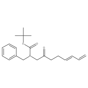 tert-butyl N-benzyl-N-(2-oxoocta-5,7-dien-1-yl)carbamate Structure