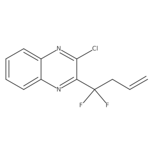 2-Chloro-3-(1,1-difluorobut-3-enyl)quinoxaline Structure
