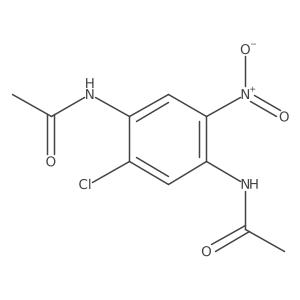 Acetamide, N,Na(2)-(2-chloro-5-nitro-1,4-phenylene)bis- Structure