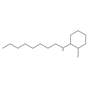 (1R,2R)-2-fluoro-N-octylcyclohexan-1-amine Structure