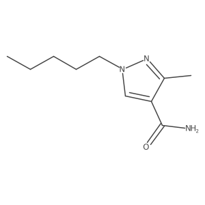 3-methyl-1-pentyl-1H-pyrazole-4-carboxamide Structure