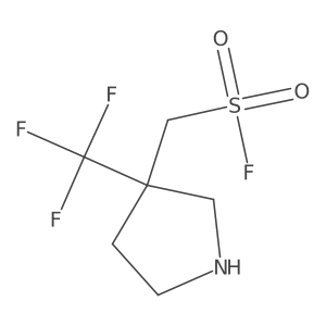 [3-(Trifluoromethyl)pyrrolidin-3-yl]methanesulfonyl fluoride Structure