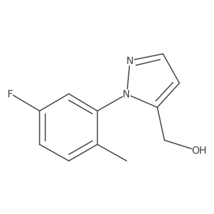 [1-(5-fluoro-2-methylphenyl)-1H-pyrazol-5-yl]methanol结构式