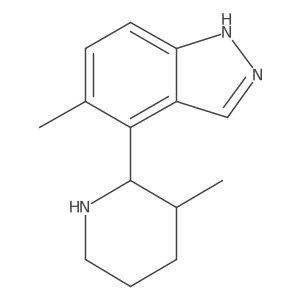 5-methyl-4-(3-methylpiperidin-2-yl)-1H-indazole Structure