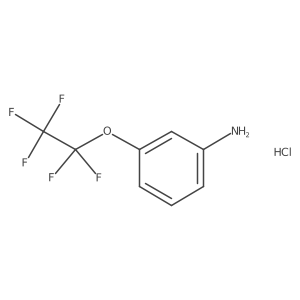 3-(Perfluoroethoxy)aniline hcl Structure
