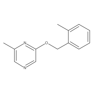 2-Methyl-6-[(2-methylphenyl)methoxy]pyrazine结构式