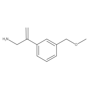 2-[3-(Methoxymethyl)phenyl]prop-2-en-1-amine结构式