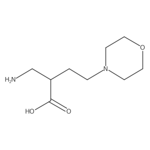 2-(Aminomethyl)-4-(morpholin-4-yl)butanoic acid结构式