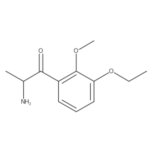 2-Amino-1-(3-ethoxy-2-methoxyphenyl)propan-1-one Structure