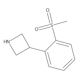 3-(2-Methanesulfonylphenyl)azetidine Structure