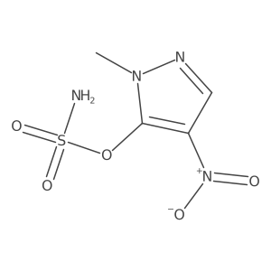 1-methyl-4-nitro-1H-pyrazol-5-yl sulfamate Structure