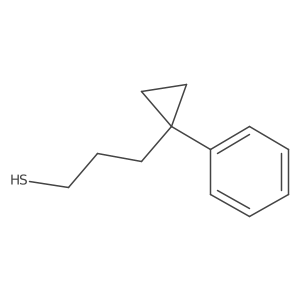 3-(1-Phenylcyclopropyl)propane-1-thiol结构式