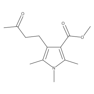 methyl 1,2,5-trimethyl-4-(3-oxobutyl)-1H-pyrrole-3-carboxylate Structure