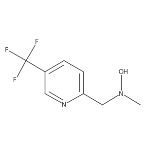N-methyl-N-{[5-(trifluoromethyl)pyridin-2-yl]methyl}hydroxylamine Structure