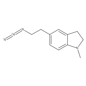 5-(2-azidoethyl)-1-methyl-2,3-dihydro-1H-indole Structure