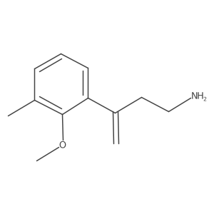 3-(2-Methoxy-3-methylphenyl)but-3-en-1-amine Structure