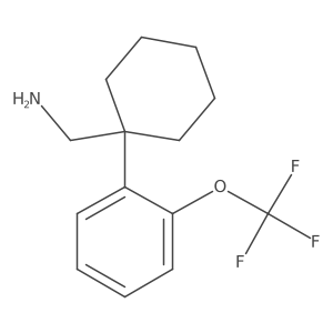 {1-[2-(Trifluoromethoxy)phenyl]cyclohexyl}methanamine结构式
