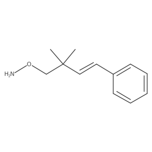 O-(2,2-dimethyl-4-phenylbut-3-en-1-yl)hydroxylamine Structure