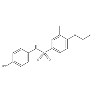 4-ethoxy-N-(4-hydroxyphenyl)-3-methylbenzenesulfonamide结构式