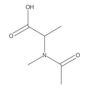 N-acetyl-N-methyl-D-Alanine结构式