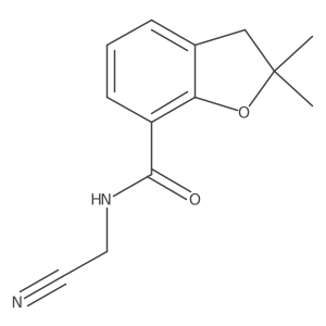 N-(cyanomethyl)-2,2-dimethyl-2,3-dihydro-1-benzofuran-7-carboxamide Structure