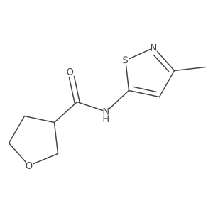 N-(3-Methyl-1,2-thiazol-5-yl)oxolane-3-carboxamide结构式