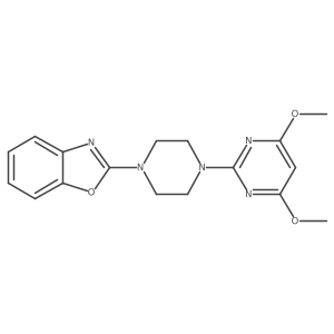 2-[4-(4,6-Dimethoxypyrimidin-2-yl)piperazin-1-yl]-1,3-benzoxazole Structure