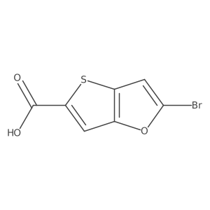 2-Bromothieno[3,2-b]furan-5-carboxylic acid Structure