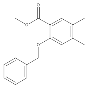 Methyl 2-(benzyloxy)-4,5-dimethylbenzoate Structure