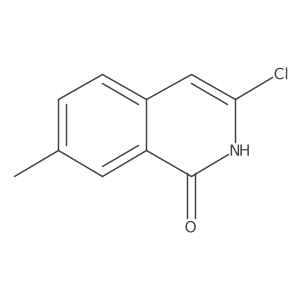 3-Chloro-7-methyl-1,2-dihydroisoquinolin-1-one结构式