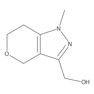 (1-Methyl-6,7-dihydro-4H-pyrano[4,3-c]pyrazol-3-yl)methanol Structure