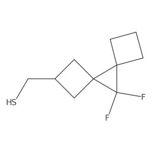 (9,9-Difluorodispiro[3.0.35.14]nonan-7-yl)methanethiol Structure